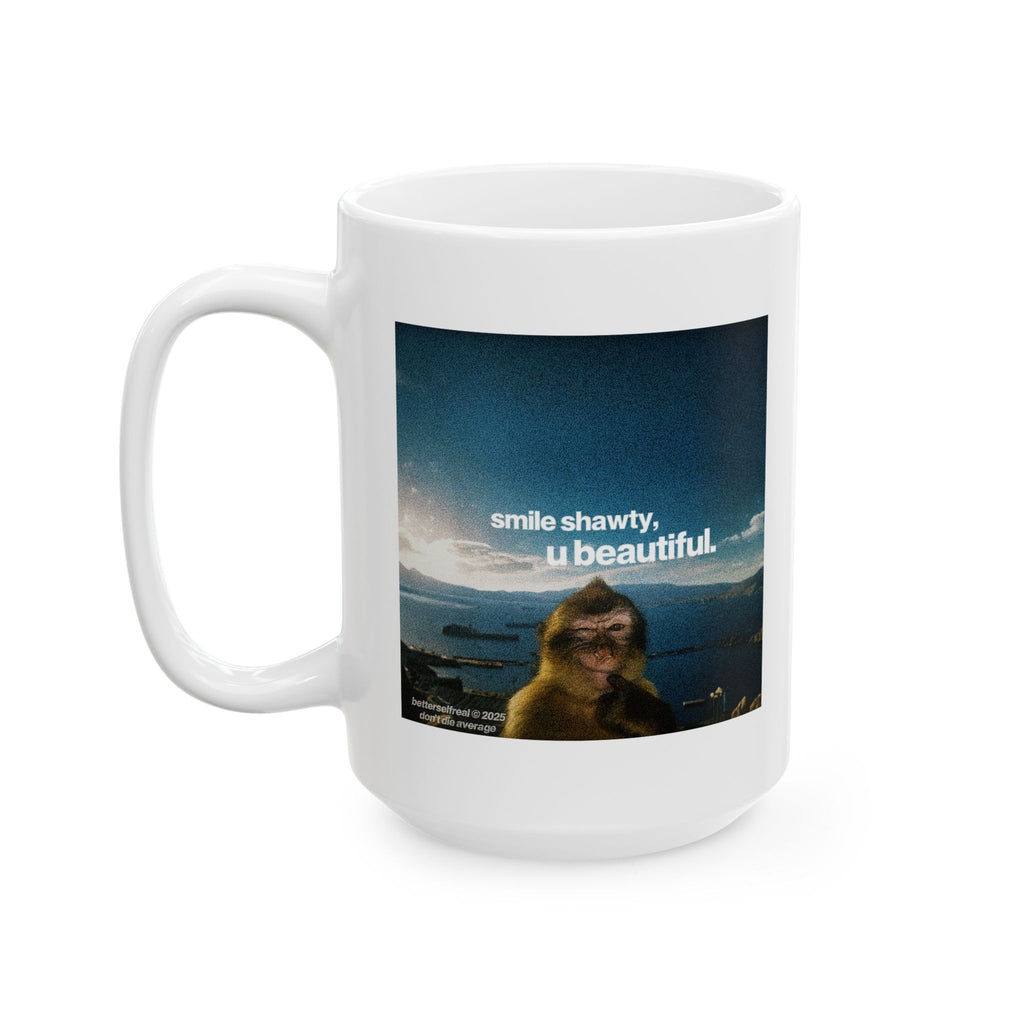 SMILE SHAWTY MONKEY MUG